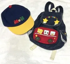 ☆☆ミキハウス☆レトロ キャップ＆リュック☆☆