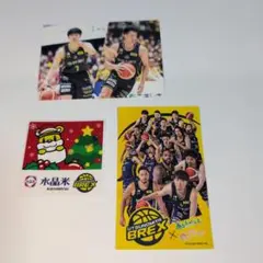 宇都宮ブレックス　コラボステッカー・トレカ