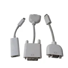 Genuine Apple Mac adapter set (3 pieces): VGA / DVI / LAN