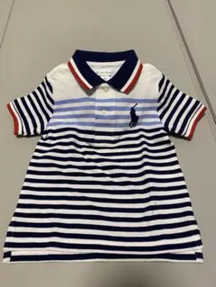 Ralph Lauren ストライプ ポロシャツ 18M 85 新品タグ付き