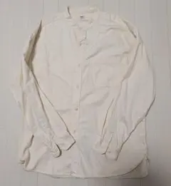 ユニクロ UNIQLO 長袖 キナリ　スタンドカラーシャツ