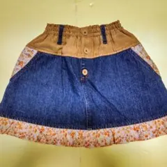 子供用スカート　サイズ120　(a700)　同梱無料