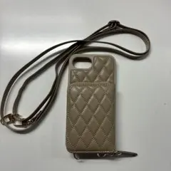 RISUKAI スマホショルダーバッグ ベージュ