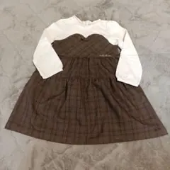 【値下げ】ミキハウス長袖ワンピース 120
