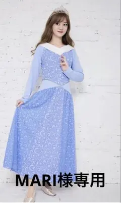 MARI様専用　オーロラ姫ルームワンピース ブルーLL