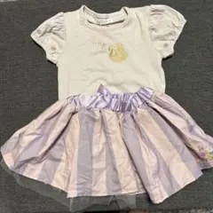 6／5まで！【新品】バースデイcottoli&ママラクラプンツェルセット110