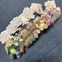 ダンシングスノーフレークス ぬいぐるみチャーム 7点セット