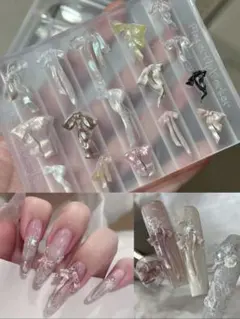 大リボン シリコンモールド ネイルパーツのサムネイル