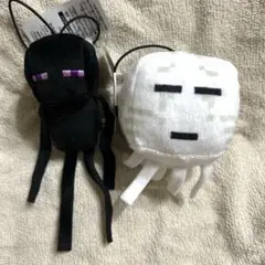 マインクラフト ガスト エンダーマン ぬいぐるみ マスコット 2個セットのサムネイル