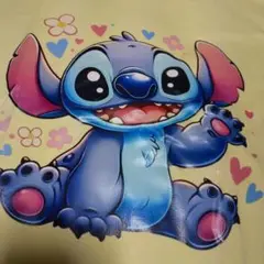 スティッチ Tシャツ 100cm~ 黄色