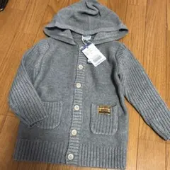 新品！BREEZE ネット限定フードロングカーディガン