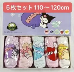 5枚セット 110〜120cm 女の子ショーツ 可愛い肌着パンツ子供下着