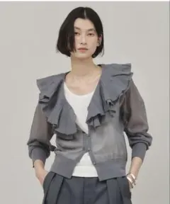 極美品　Curensology ラッフルニットカーディガンのサムネイル