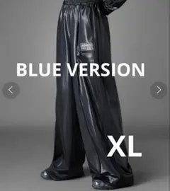 【adidas BLUE VERSION】チリ62ワイドレッグパンツ新品XL