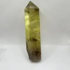 【早い者勝ち】【1点物】【虹】【ファントム】スモーキー共生シトリン六角柱ポイント
