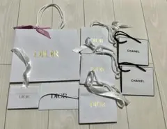 CHANEL DIOR ロゴ入り紙袋　セット