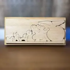 希少✨️ でこぼこ工房 おはなし組木 ぞうくんのさんぽ 知育玩具 廃盤