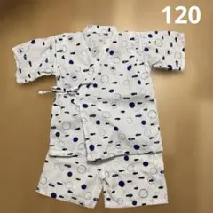 120cm 魚模様 甚平