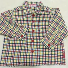 値下げ  ミキハウス   ネルシャツ