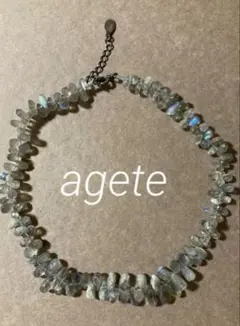 [未使用] agete ラブラドライト　ネックレスのサムネイル