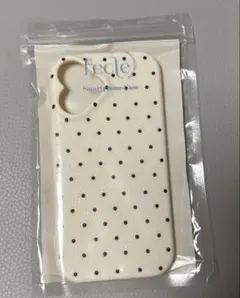 iPhone 16スマホケース　ドット柄　水玉模様