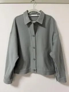 商品番号⑪ユニクロ ジャージーリラックスジャケット モスグリーン XLサイズ