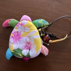 カラフルカメ型ポーチ　ハンドメイド