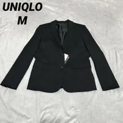 【新品】UNIQLO ユニクロ ストレッチテーラードジャケット ブラック M