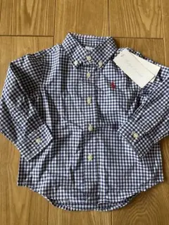 ラルフローレン　ギンガムチェックシャツ/12M
