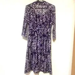 本日限定特価　ほぼ未使用美品　ドゥクラッセ　ワンピース　七分袖