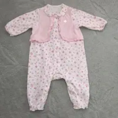 これからの時期にいかがですか？ミキハウス　70cm ロンパース　女の子