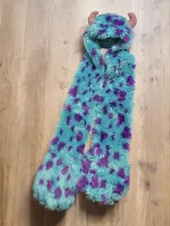 モンスターズインク サリー マフラー キャップ 被り物 ファー ファンキャップ