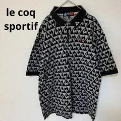 ルコックスポルティフ　le coq sportif ポロシャツ　ハーフジップ　Mのサムネイル