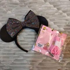 ディズニー カチューシャ オリジナルフォンタブ ２点セット