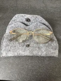 ニコアンド サングラス　丸型メガネ専用ケース付き