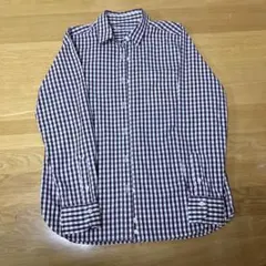 Mサイズ　無印良品　 長袖シャツ　ギンガムチェック　レディース