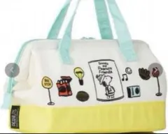 スヌーピー☆２段 弁当箱 がま口 ランチバッグ ランチボックス☆保冷☆ともだち