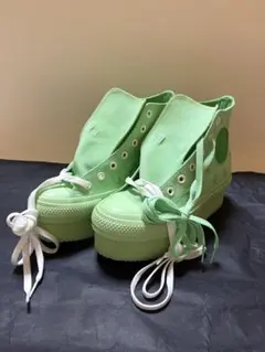 コンバース スニーカー レディース オールスター 厚底 24.5cm コラボ