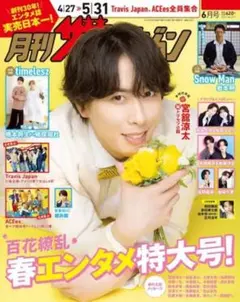 月刊ザテレビジョン 6月 宮舘涼太 SnowMan timelesz ACEes