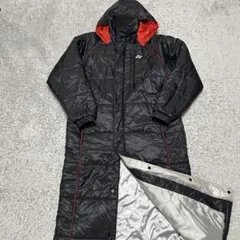 ヨネックス YONEX ヒートカプセル ベンチコート ブラック レッド　美品