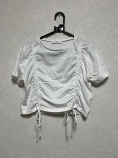 レディース リボン 白 半袖