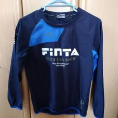 FINTA スポーツ用長袖シャツ ネイビー