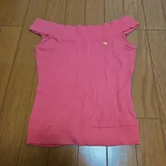 Abercrombie ピンク オフショルダー Tシャツ Mのサムネイル