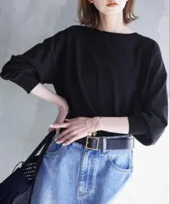 SLOBE IENA アイスコットンクルーネックプルオーバーのサムネイル