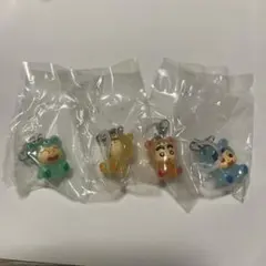 クレヨンしんちゃん　めじるしアクセサリー　みんなでくまパジャマ　セミコンプリート