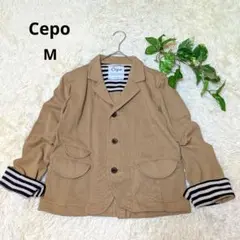 良品《Cepo》セポ テーラードジャケット カジュアル カットソージャケット M