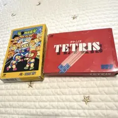 ファミコンソフト 2本セット ボンバーマンII テトリス