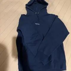 supreme ネイビー フード付きパーカー