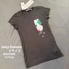 【新品未使用】Juicy Couture Tシャツ　Sサイズ　ブラウン　タグ付のサムネイル