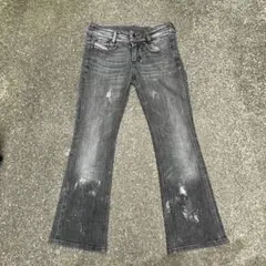 archive grunge diesel flare denim pantsのサムネイル